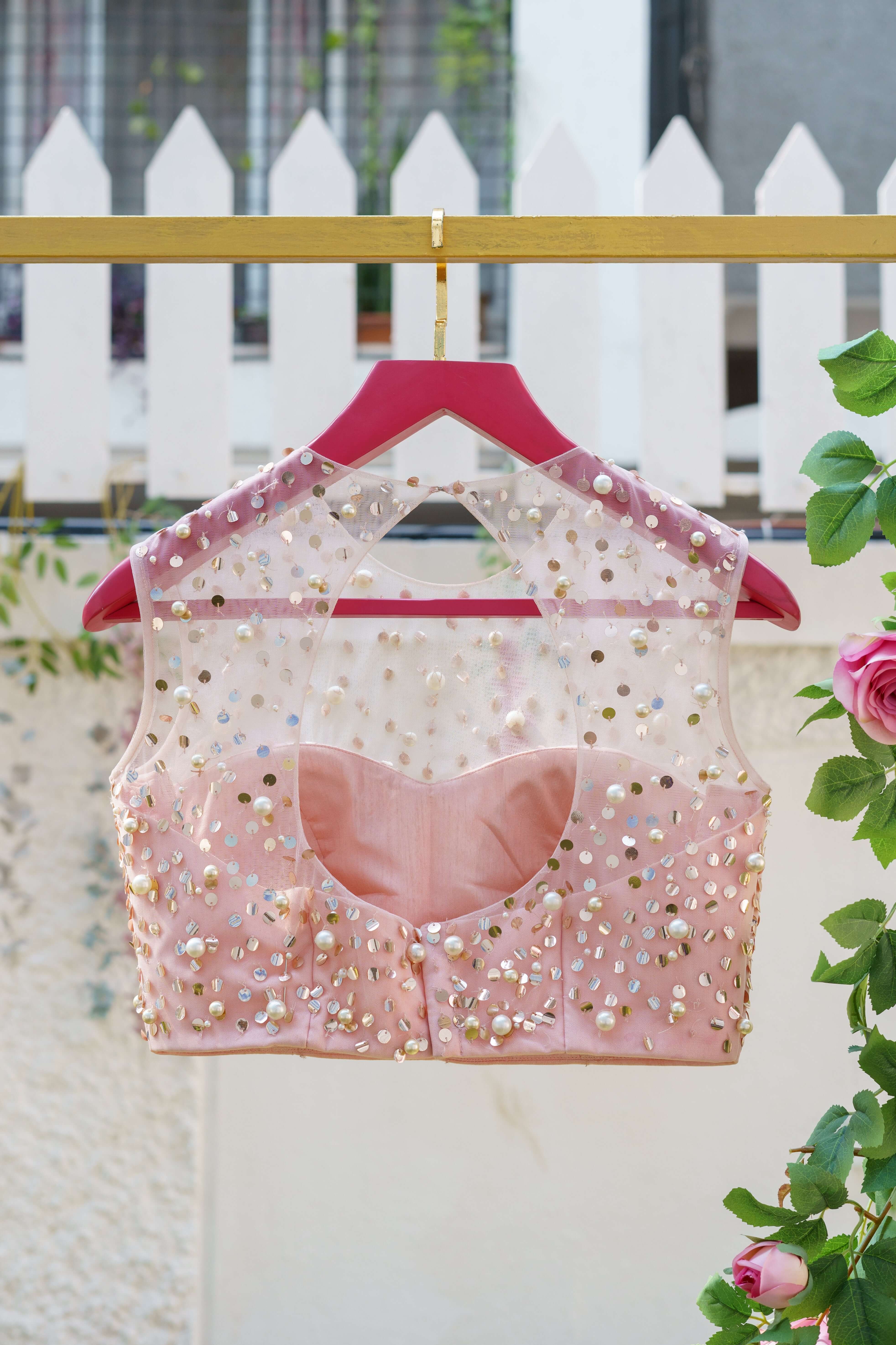 Rose Gold Radiance Blouse